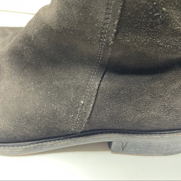 All Saints Suede Ankle Boots Chocolate Brown 46 - Picture 8 of 12